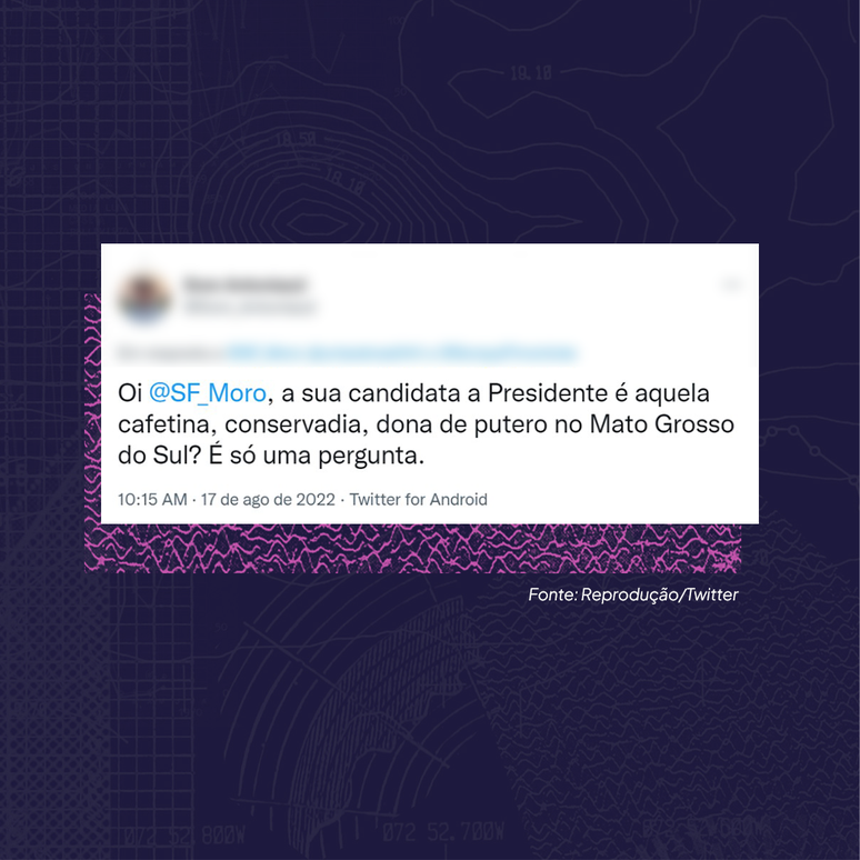 Além dos tweets com ataques misóginos e desumanizadores, também há outras modalidades de ofensas voltadas diretamente ao corpo ou à aparência.