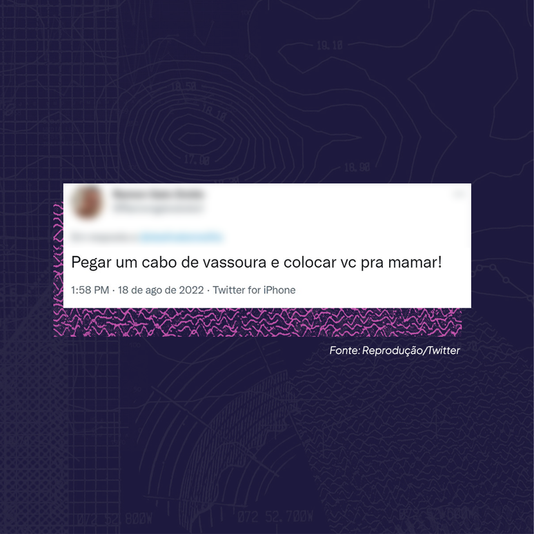 Embora nem todos os tweets considerados ofensivos possam ser taxados de violentos, 1.683 publicações contêm algum tipo de insulto.