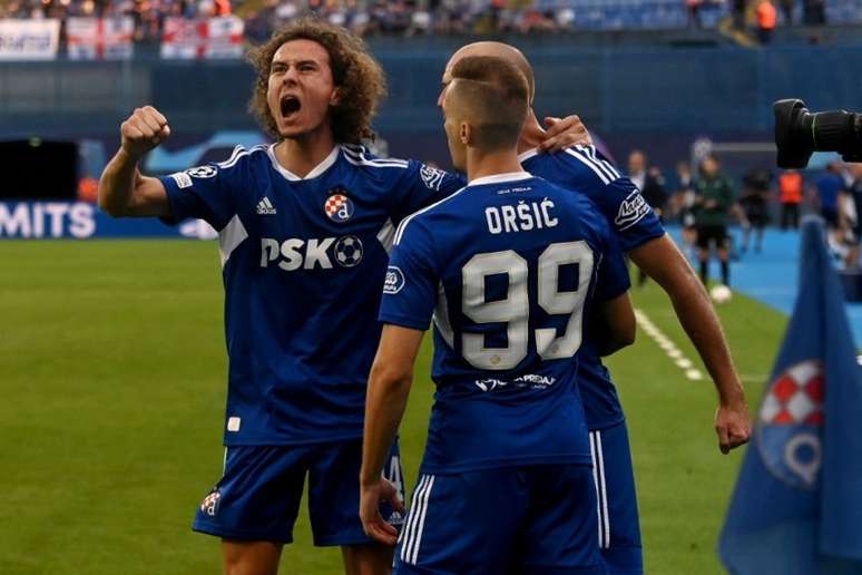 Dínamo Zagreb surpreendeu e derrotou o Chelsea na Champions League (DENIS LOVROVIC / AFP)