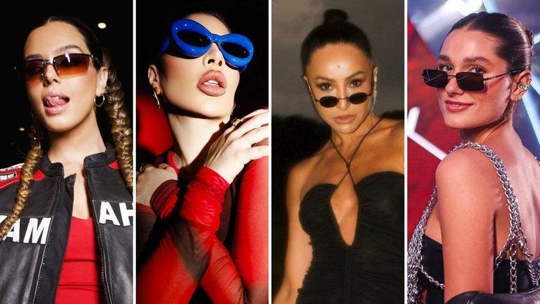 &Oacute;culos de sol das famosas no Rock in Rio (Fotos: Instagram/Reprodu&ccedil;&atilde;o)