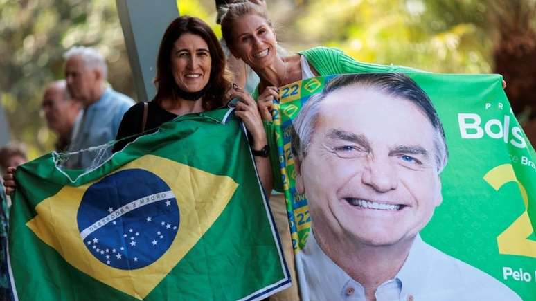 Apoiadoras de Bolsonaro em Brasília na véspera do 7 de setembro