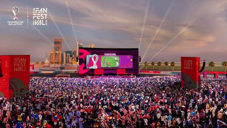 Fifa redesenhou o formato de Fan Fest para a Copa do Mundo do Qatar (Foto: Divulgação/Fifa)