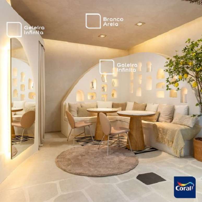 2. Tinta cor areia na Casa Cor &ndash; Foto Coral