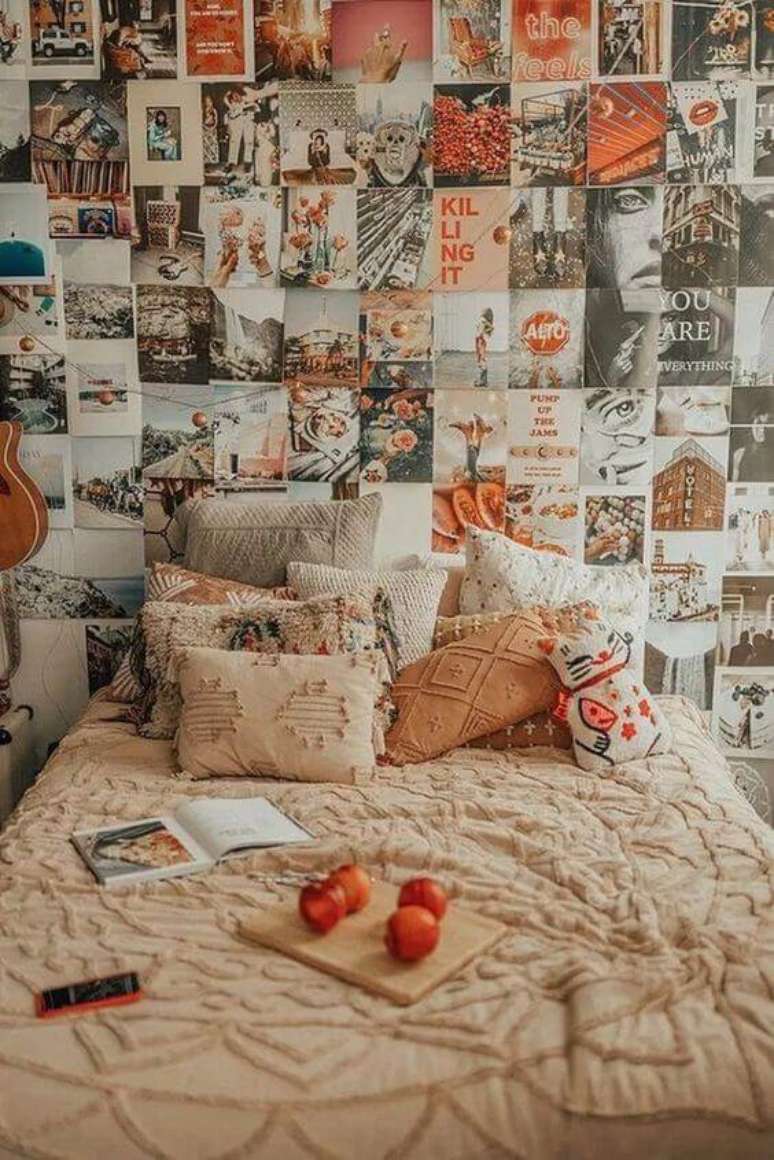 40. Paredes decoradas com fotos moderno &ndash; Via: Homydesign