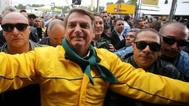 Bolsonaro em foto de 2 de setembro; o 7 de setembro, dia da Independência do Brasil, entrou na estratégia de campanha do presidente