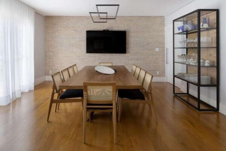 70. Paredes decoradas de tijolinhos &ndash; Via: Gabriela Toledo