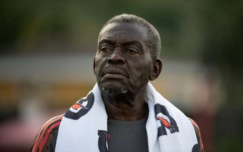 Denir, massagista do Flamengo, está em tratamento contra tumor no cérebro (Foto: Alexandre Vidal/Flamengo)