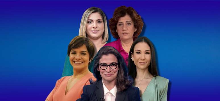 Vera, Daniela, Miriam, Amanda e Renata: jornalistas mulheres est&atilde;o sempre na mira de Bolsonaro