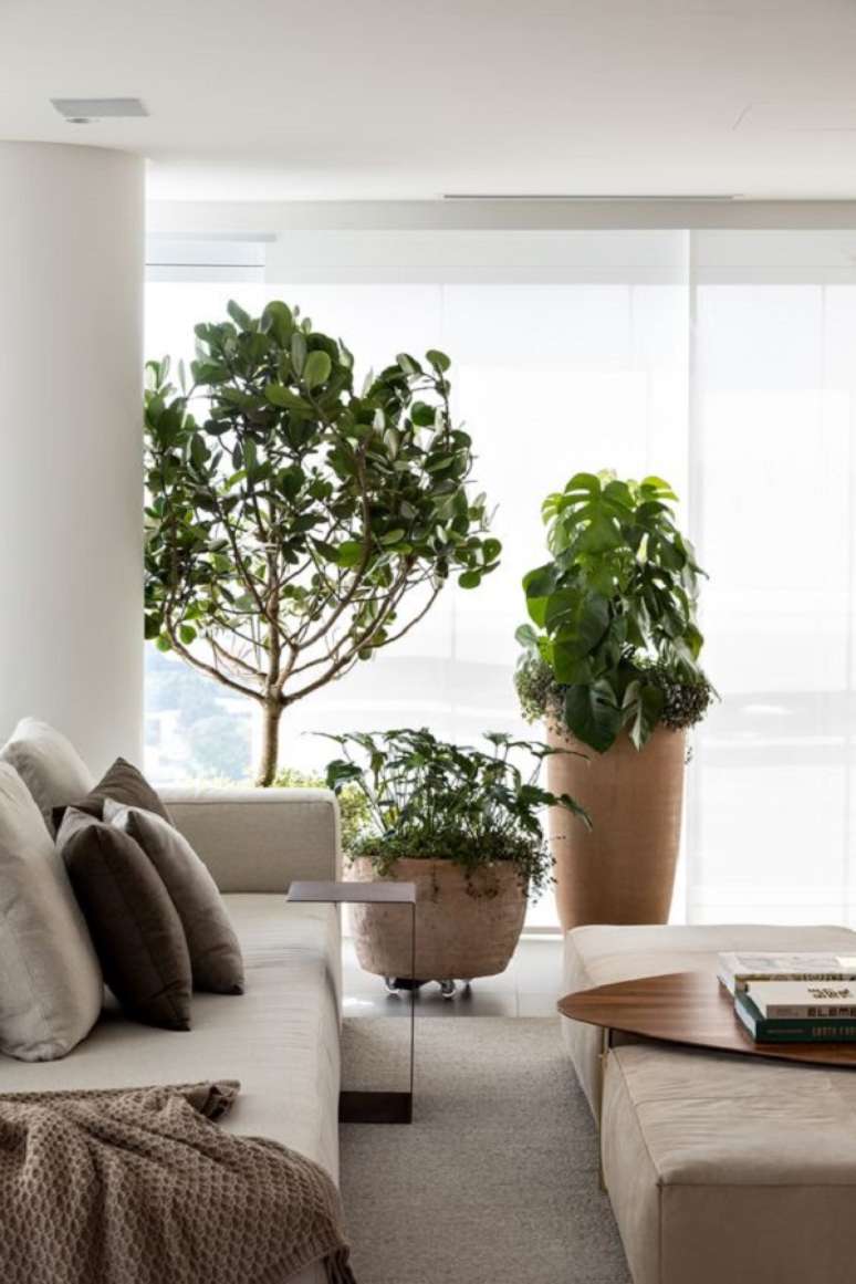 3. Sala de estar com decoração escandinava – Foto Bossa Arquitetura