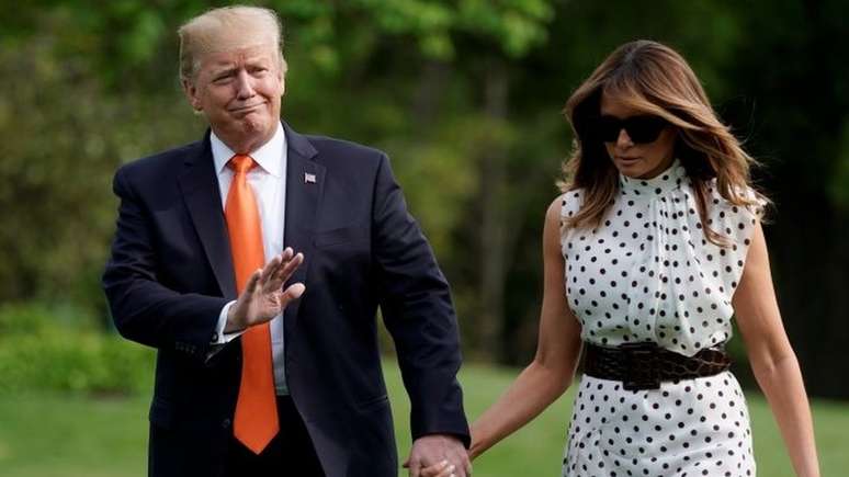 Durante as primárias americanas, Donald Trump comparou sua esposa, Melania, com a esposa do também republicano Ted Cruz, como o presidente brasileiro fez com sua esposa Michelle Bolsonaro no 7 de Setembro