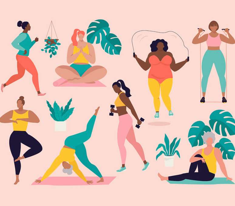 A busca por um corpo mais bonito exige tempo, dedicação e persistência – Shutterstock