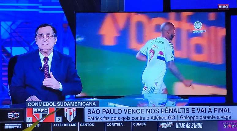 Antero Greco passou mal durante programa da ESPN