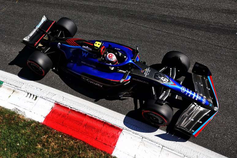 Sim, Nicholas Latifi alcançou a maior velocidade do dia na classificação de Monza 