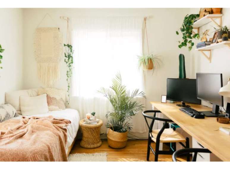 Encoste a sua cama contra a parede