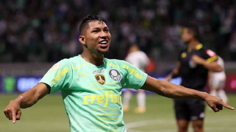 Rony marcou o seu 20º gol na temporada pelo Palmeiras (Foto: Cesar Greco/Palmeiras)