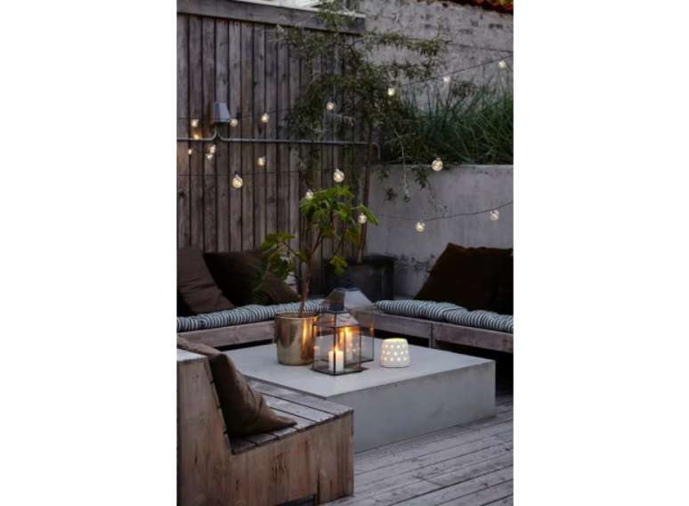 Crie uma atmosfera legal a partir das luzinhas