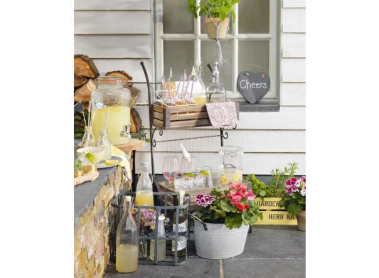 Crie um estande de limonada para os seus convidados