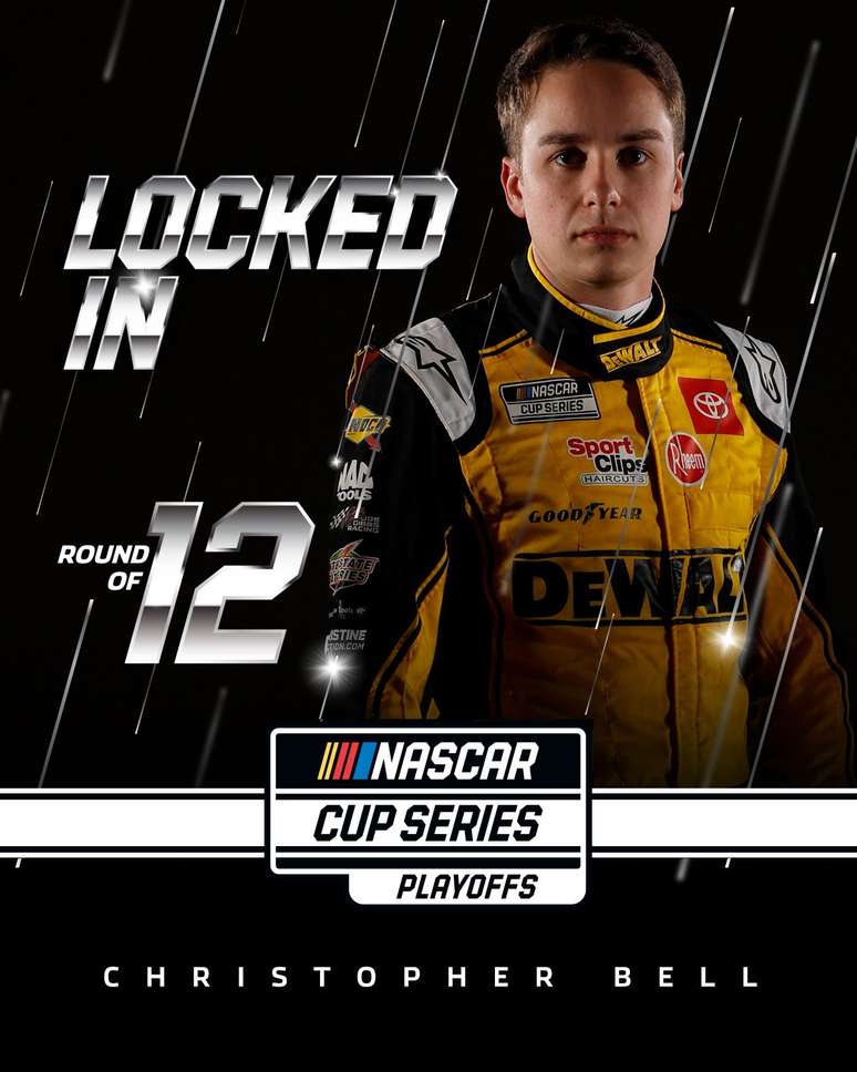 Christopher Bell &eacute; o primeiro a avan&ccedil;ar nos playoffs 