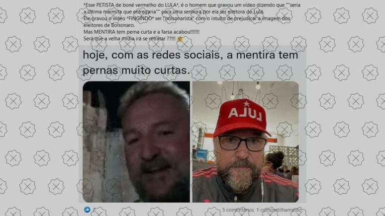 Homem Com Boné De Lula Não é Empresário Que Negou Marmita A Eleitora