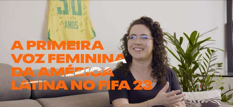 Natália Lara se torna a primeira narradora a ter sua voz presente na versão do Fifa para a América Latina.