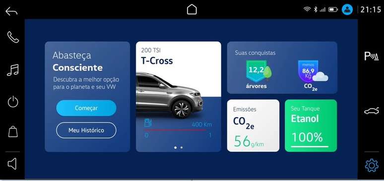 Calculadora digital mostra vantagens de abastecer com etanol