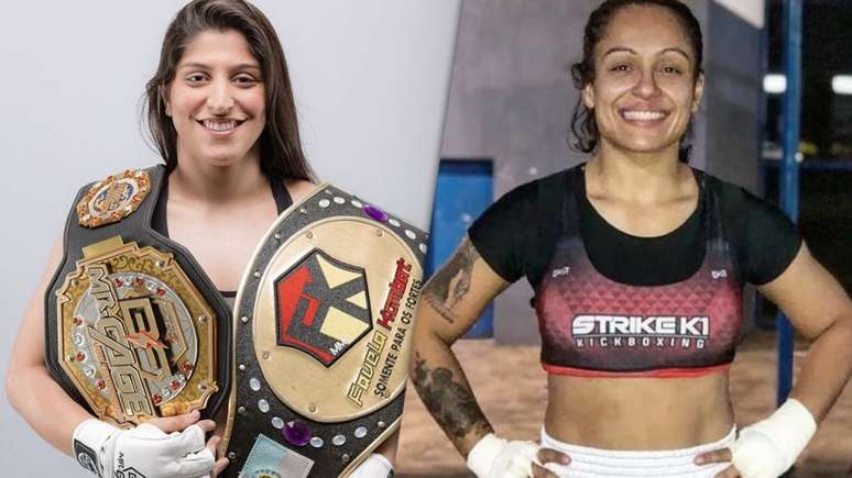 Lorrany Santos e Lohanna Correia prometem grande luta no Favela Kombat 39 (Foto: Divulgação)