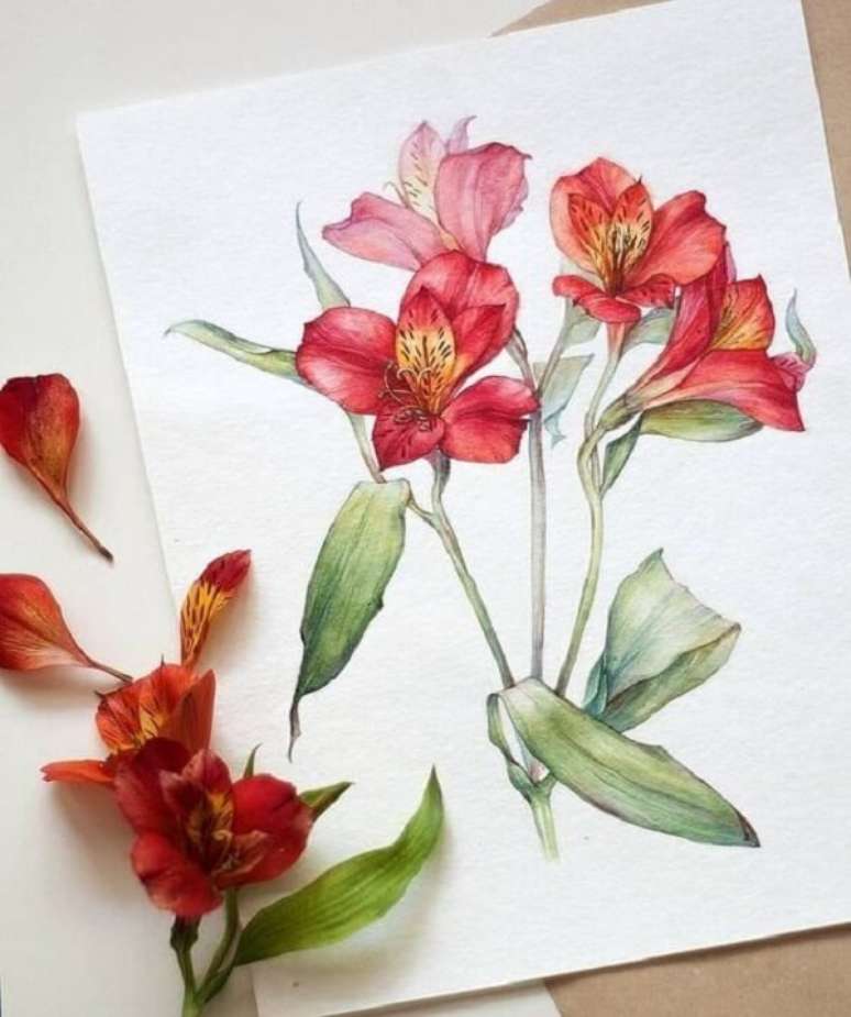 12. Pintura aquarela para emoldurar &ndash; Foto Baranpink