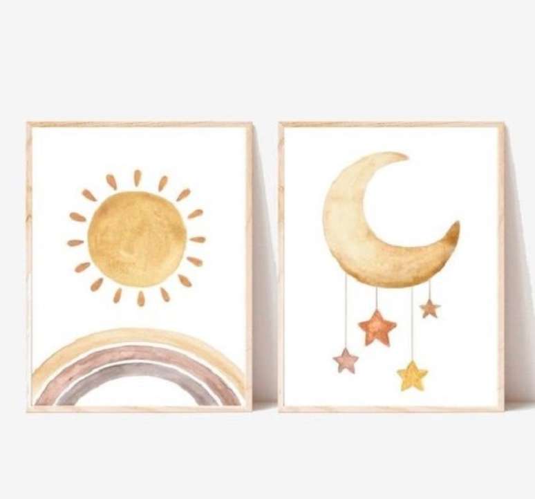 29. Quadro aquarela para quarto &ndash; Foto Jannah Franklin Pratt