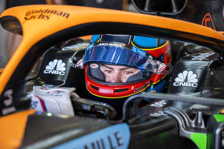 Colton Herta testou a McLaren de 2021 em Portim&atilde;o neste ano e est&aacute; escalado para andar em Barcelona 