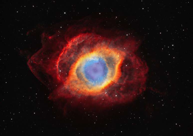 'O Olho de Deus' - Vencedora na categoria Estrelas e Nebulosas