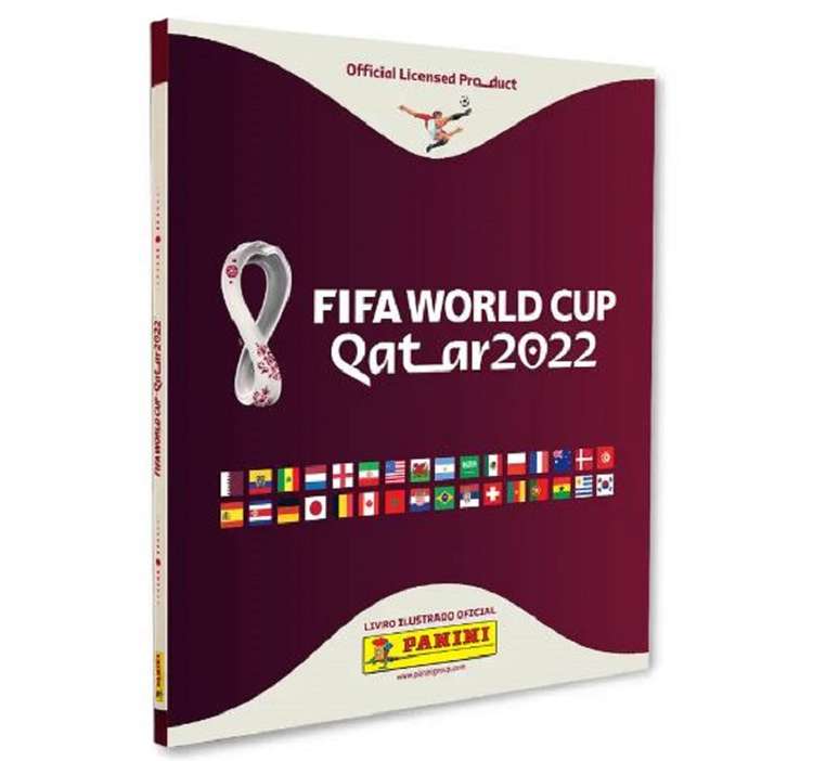 Álbum da Copa do Mundo 2022.