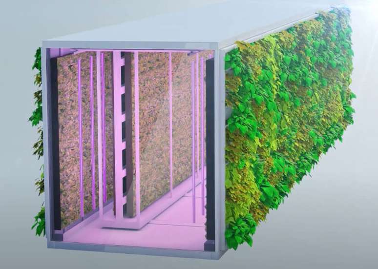 A startup israelense Raanana Vertical Field oferece campos de cultivo port&aacute;teis, cujo tamanho &eacute; semelhante a um container e cabe em um estacionamento.