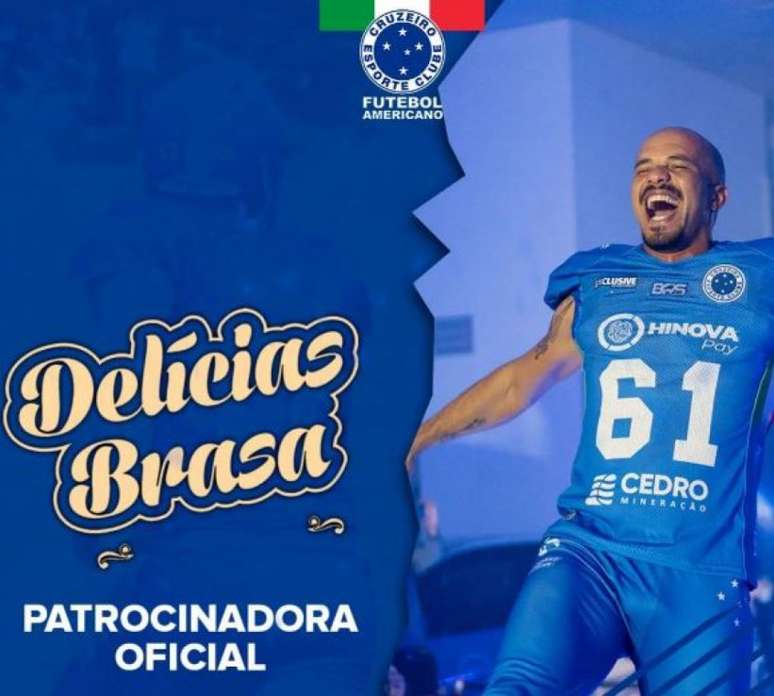 Reprodução Instagram -Cruzeiro FA acertou mais um patrocínio nesta nova fase do clube