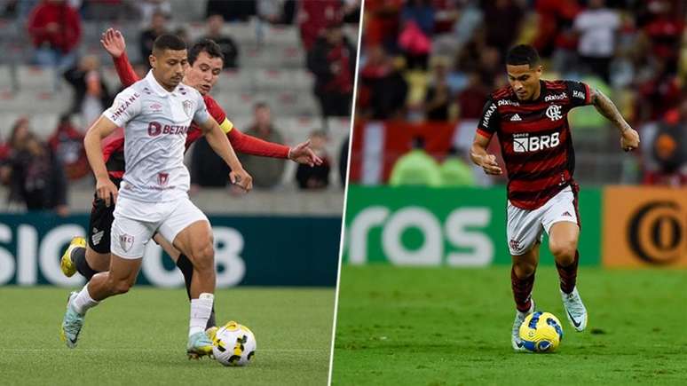 Dupla é símbolo do clássico Fla-Flu (Foto: Marcelo Cortes / Flamengo; Marcelo Gonçalves / Fluminense)