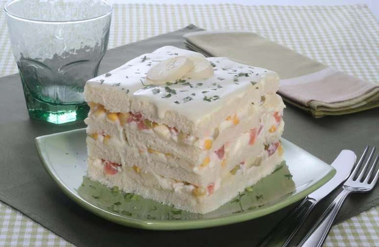 Bolo salgado de palmito | Foto: Guia da Cozinha