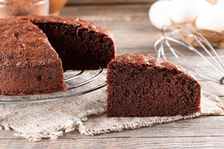 Pão de ló de chocolate 