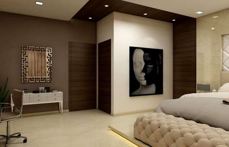 4. Tons de marrom mais escuros garantem eleg&acirc;ncia no ambiente. Fonte: Unsplash