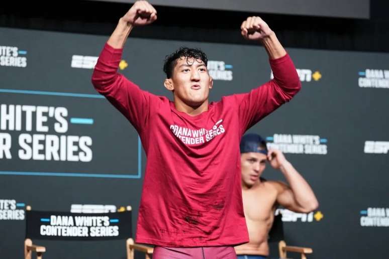 Raul Rosas Jr. foi contratado por Dana White após brilhar no Contender Series (Foto: Chris Unger/Zuffa LLC)