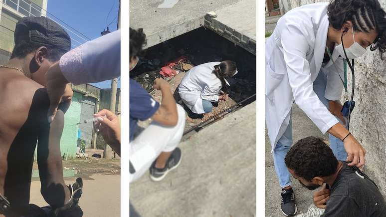 Vacina&ccedil;&atilde;o, curativos, escuta ativa de sintomas cl&iacute;nicos e orienta&ccedil;&atilde;o s&atilde;o apenas algumas das a&ccedil;&otilde;es promovidas pelos consult&oacute;rios nas ruas