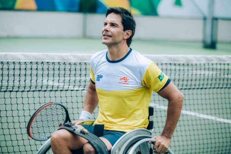 Gustavo Carneiro, do tênis em cadeira de rodas, é atleta do Time Ajinomoto (Divulgação)