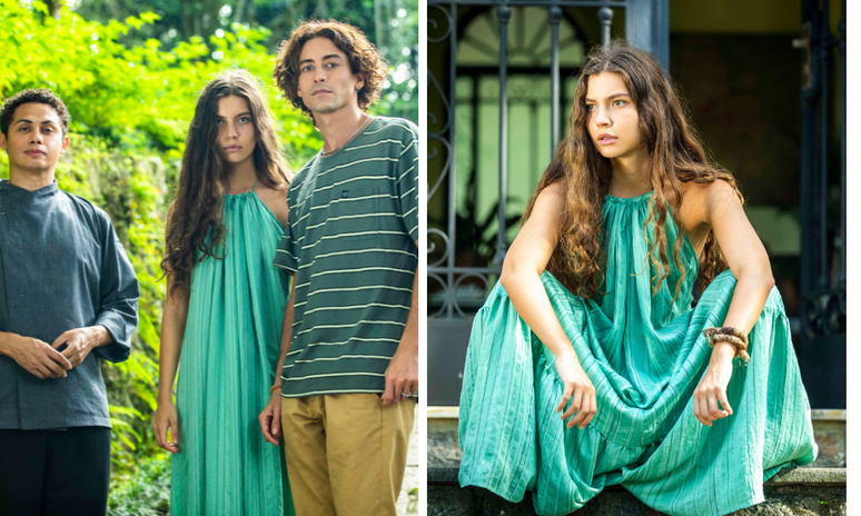 Zaquieu (Silvero Pereira), Jove (Jesuita Barbosa) e Juma (Alanis Guillen) (