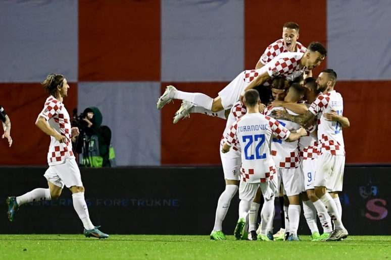 Croácia bate Dinamarca na Nations (Denis LOVROVIC / AFP