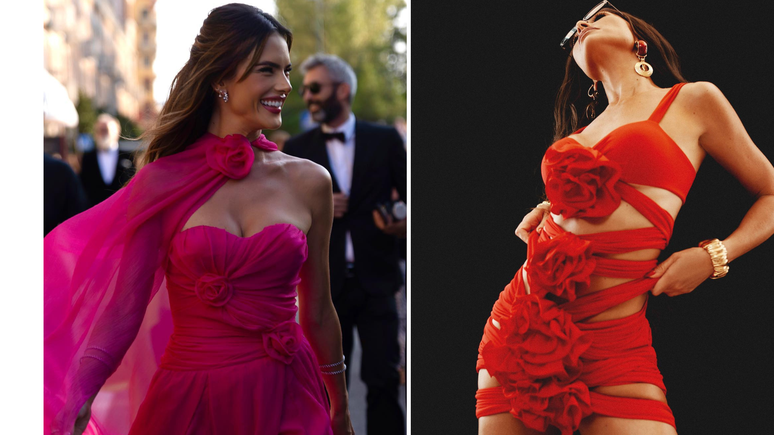 Alessandra Ambrosio e Sabrina Sato (Fotos: Reprodu&ccedil;&atilde;o/Instagram)