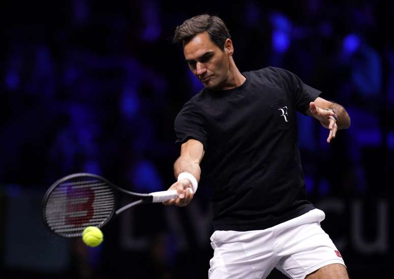 Roger Federer em quadra