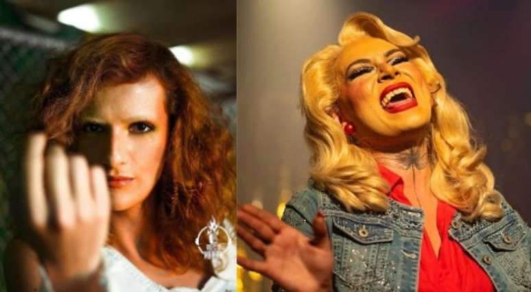 Marina Mathey, à esquerda, e Verónica Valenttino, à direita, são as primeiras travestis a ganharem o Prêmio Bibi Ferreira