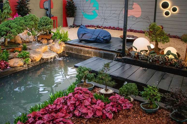 3. Jardim oriental: cerca de 150 mudas de plantas foram utilizadas nesse ambiente. Foto: Juliana Lazarini