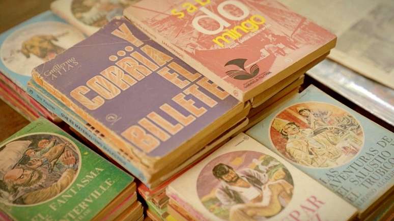 A cole&ccedil;&atilde;o de minilivros da editora Quimant&uacute;