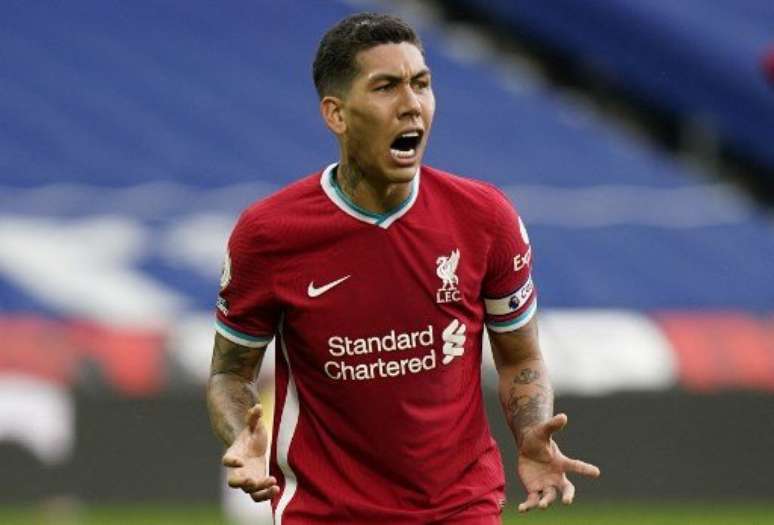 Com dois de Firmino, Liverpool reage, mas fica no empate com o Brighton no  Inglês