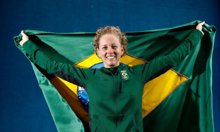 Yane Marques foi a primeira mulher na América Latina a ganhar medalha olímpica no pentatlo moderno