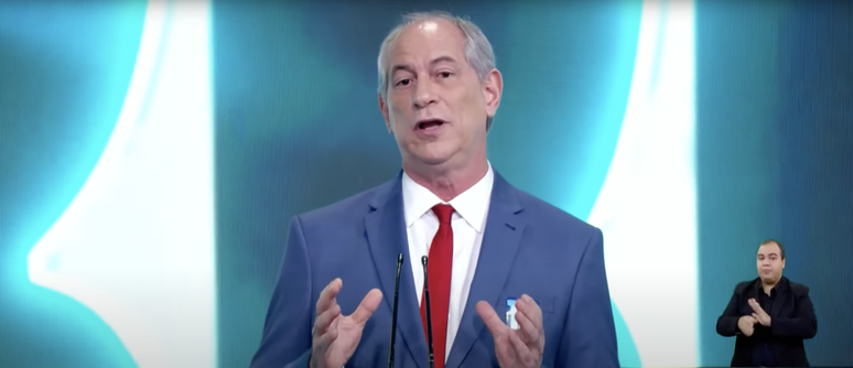 Candidato Ciro Gomes (PDT) participa de debate presidencial